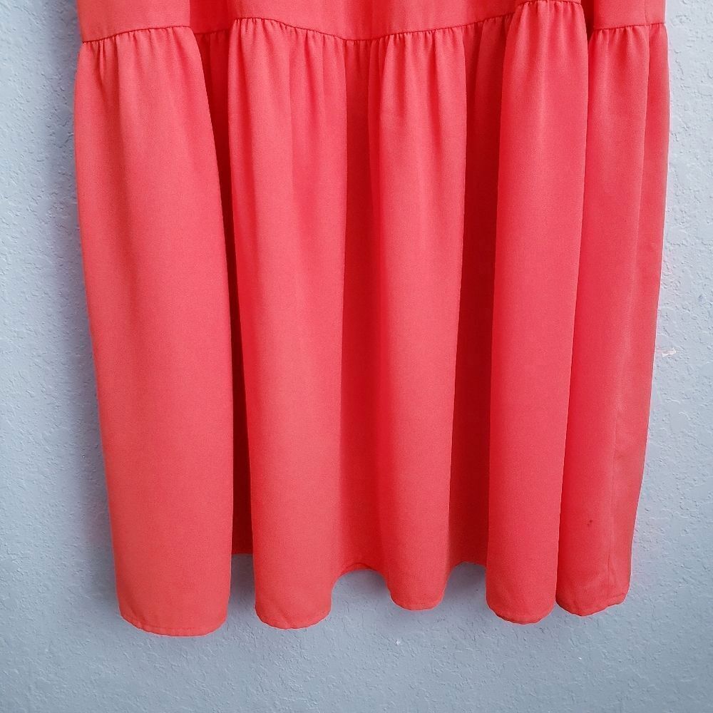 Elizabeth & James Orange Tiered Maxi Dress - Picture 3 of 7